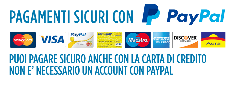 Pagamenti sicuri con Paypal