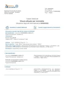 Visura catastale online