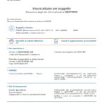 Esempio di visura catastale per codice fiscale