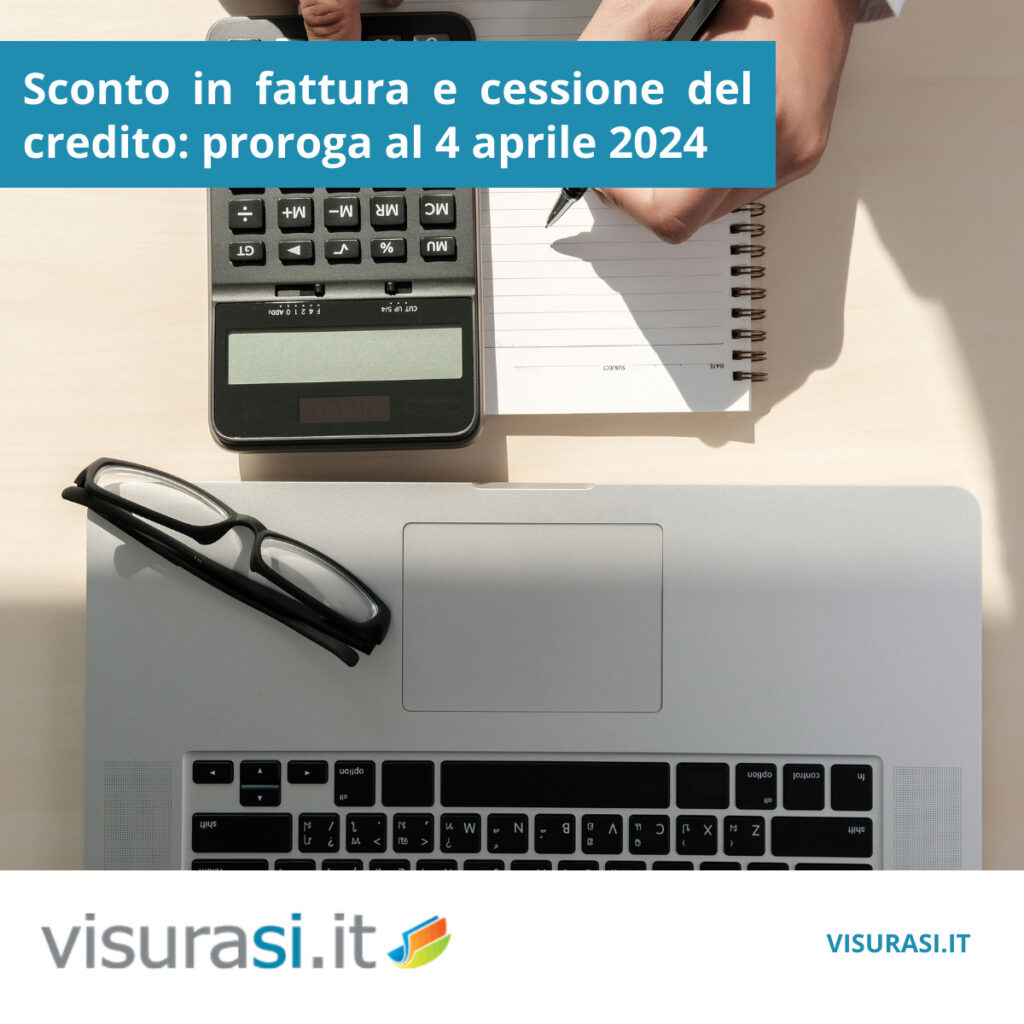 Più tempo per comunicare le opzioni per i bonus edilizi! La scadenza per lo sconto in fattura e la cessione del credito è stata prorogata al 4 aprile 2024.